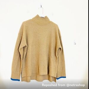 Everlane Tan Turtleneck Sweater